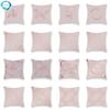 Decorative Pillow Case 45*45cm Pink Gold Geometry Polyester  Home Decoration Car Cushion Cover Sofa Throw Pillowcase Square