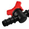 1pc Shut-off Valve Ball Valve Connector PE Pipe PN4 Drip Hose 16/20/25 Mm Drip Hose For Drip Irrigation Aquarium Garden