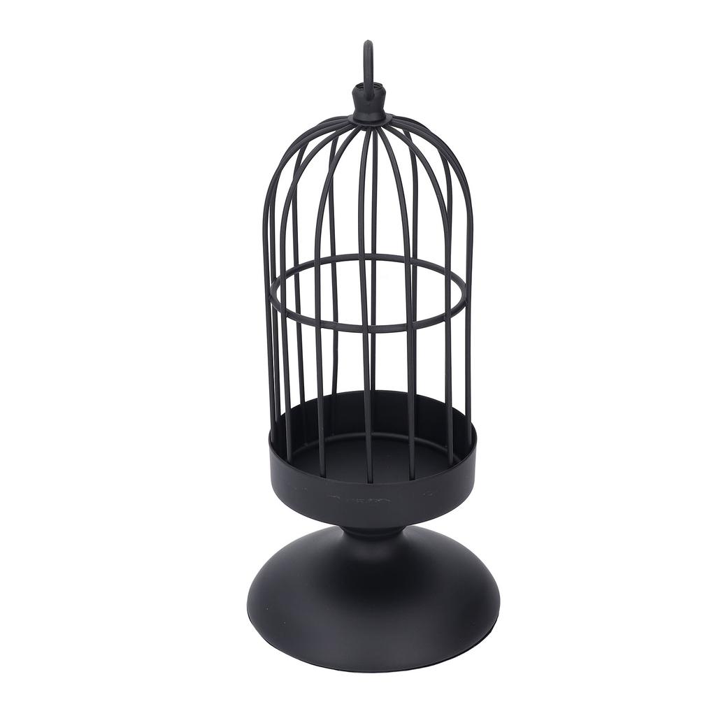 Birdcage Candle Holder Decorative Bird Cages for Weddings Vintage Candlestick Holder Iron Candleholder Set