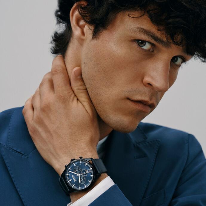 Hugo Boss 1513711 Pioneer Chronograph Modré Pánské Hodinky