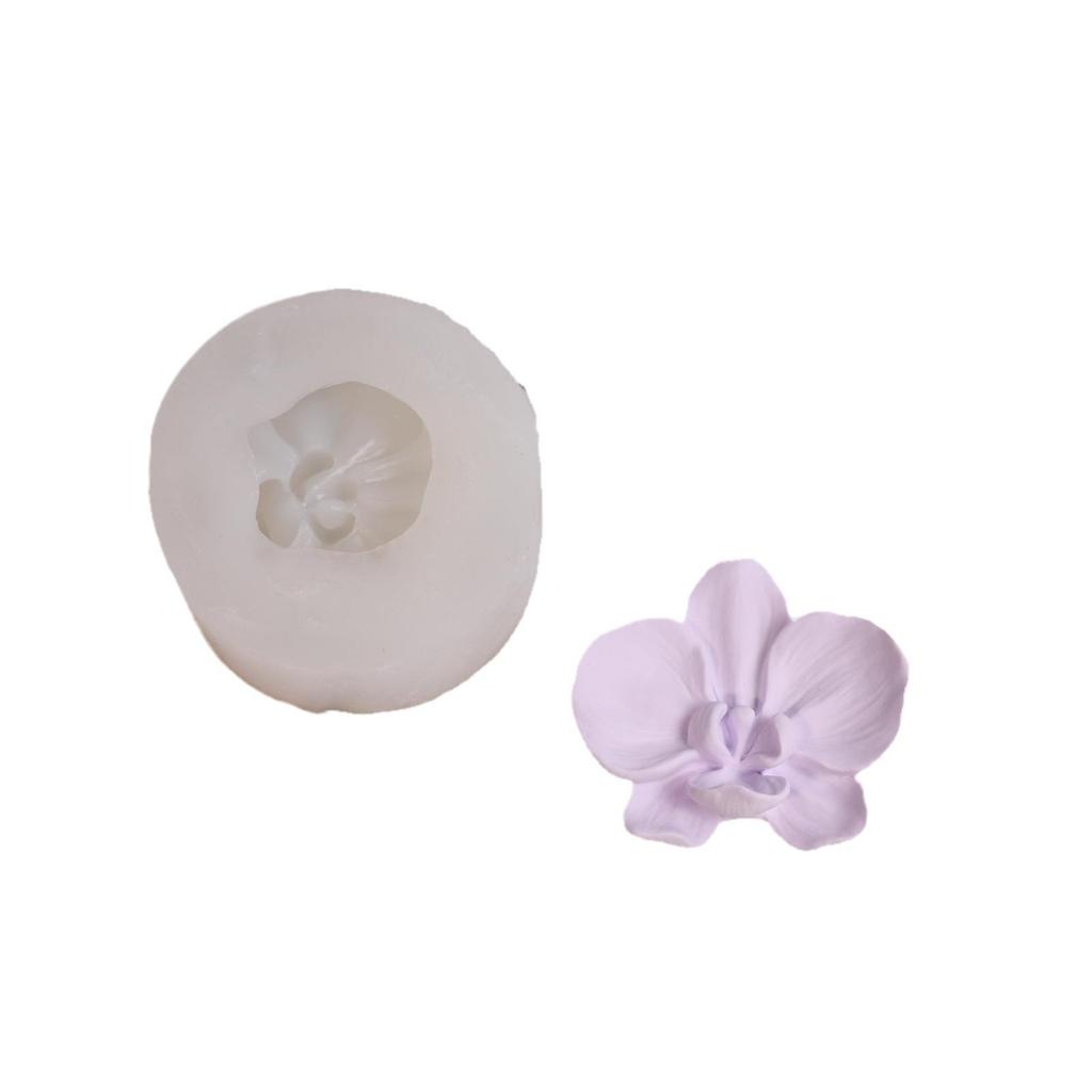 Phalaenopsis Orchid Silicone Mold for DIY Soap, Fondant, Chocolate, and Ornament Crafting