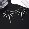 Gothic Inspired Hoop Earrings Star/Thorns Rivet Ear Buckles Fashion Ear Accessories for Theme Gatherings and Event