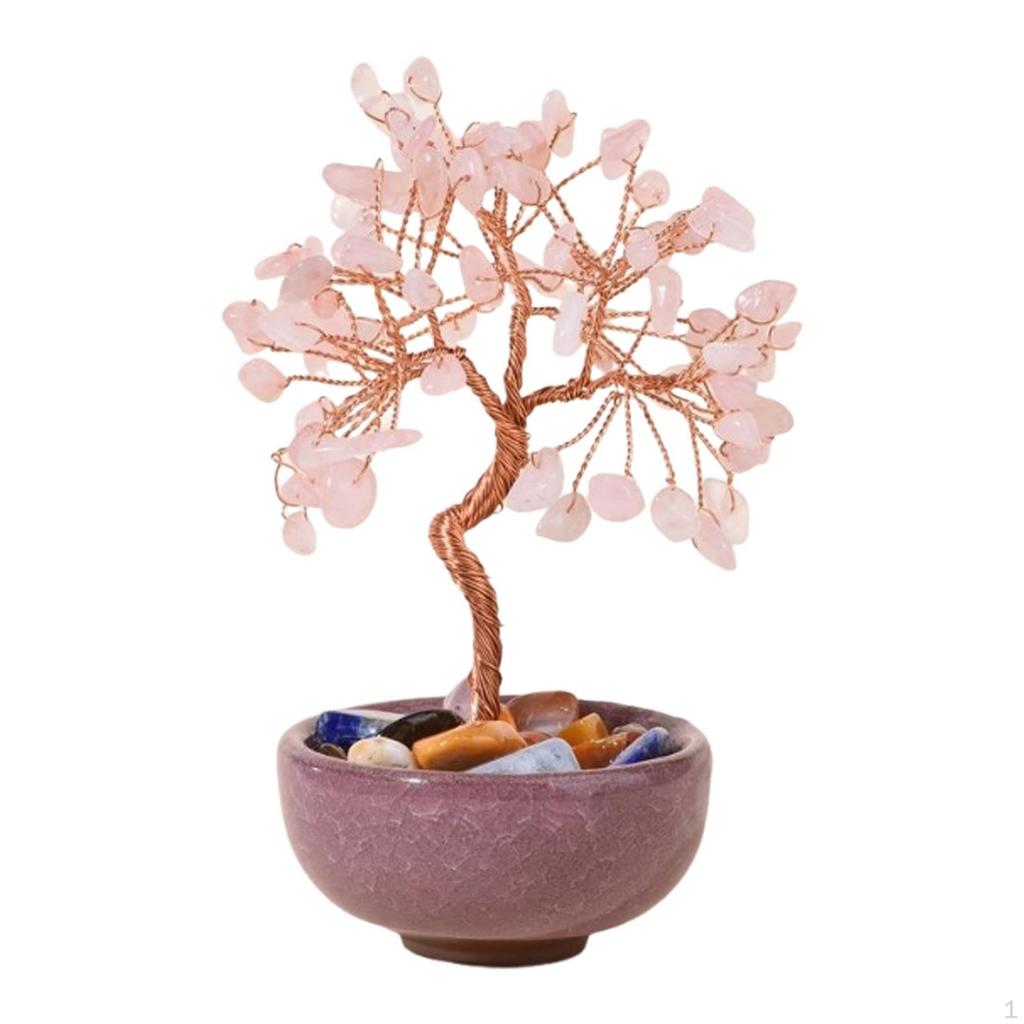 Money Tree Figurine Decorative Piece for Office Shelf Gift