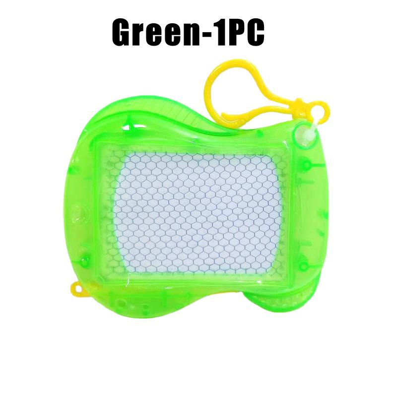 Kids Magnetic Doodle Board Keychain Portable LCD Writing Tablet Mini Drawing Pad Travel Toy Educational Erasable Gift