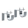 Curtain Rod with Screws, Window Drape Rod Holder for Home