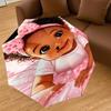 1PC Pink Heart Print Umbrella-8-Rib Reinforced Portable Folding Travel Suitable for All Seasons Outdoor Daily Use  -J0402