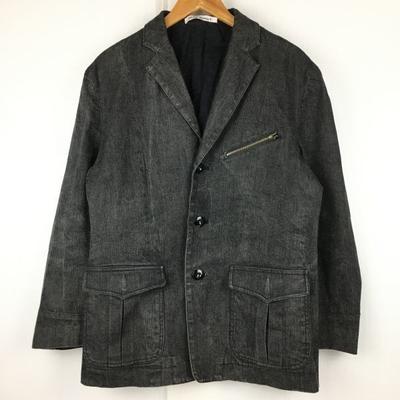 Edição Extra Casaco de Oficina Chester Masculino M Preto Denim UNITED ARROWS(USADO)
