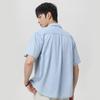 Mark Fairwhale Men's Pure Cotton Denim Short-Sleeve Shirt
