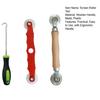 Screen Roller Tool Multifunctional Tool with Ergonomic Handle Compact Size Portable Easy to Use Spline Roller Screen Repair Tool