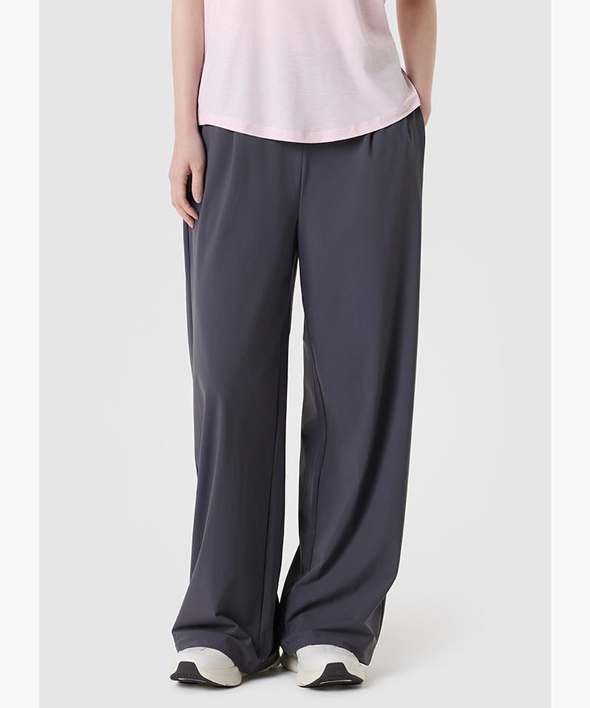 LECOQ Women'S Shade-On Cooling Tricot Wide Fit Pants - Grey Qr222Ofp41