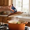 2 Pcs Heat-Resistant Triangular Silicone Pot Lid Handle Cover with Cute Cat Design, Non-Slip Gripper for Kitchen, Oven, BBQ