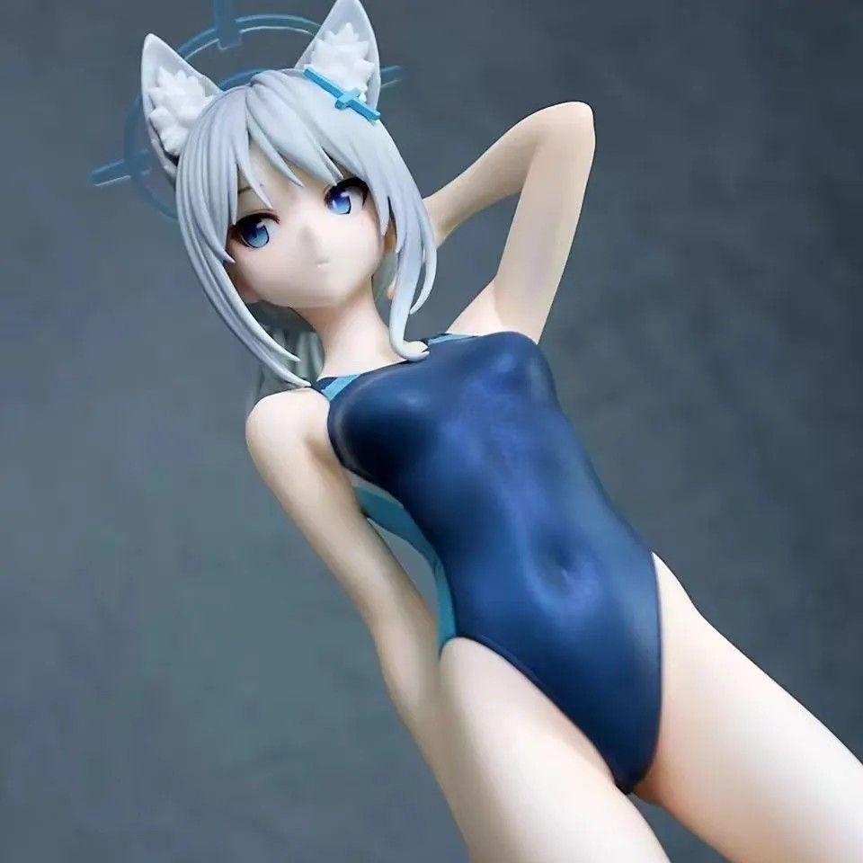 [USED] Figure Blue Archive Swimsuit Sand Wolf Shiroko Figure