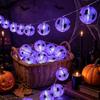 Luminous Halloween Pumpkin Lantern String Hanging Halloween Spider Lights  Haunted House