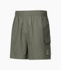 Weideun Palaestra Workout Knee-Length Shorts Khaki Gray