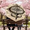 1PC Compass AnchorAutomatic Open/Close Umbrella with Windproof, 8-Rib Sturdy Canopy, Durable Ribs, Fashionable Design1218A