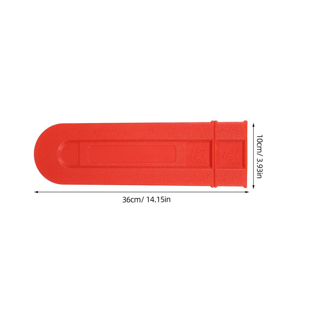 2Pcs Chainsaw Bar Cover 12 Inch Protective Chain Saw Bar and Chain Scabbard Guard Plastic Parts Replacement Anti Scratch Cover