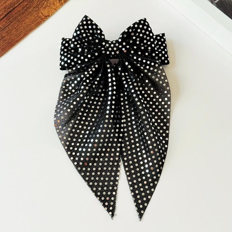 Szyfonowa spinka do włosów Super wróżka z dużą kokardą spinka do włosów kucyk damska nowa chmurka kwiatowe akcesoria do włosów