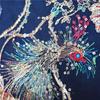 Peacock Phoenix Peacock Phoenix Appliques Black Mesh Lace Fabric Gown Appliques  Gown Decoration