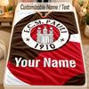 FlaneldeckeFC St. Pauli Personalisierte Weiche Warme Decke mit Individuellem Namen Text Heimdekoration Geschenk