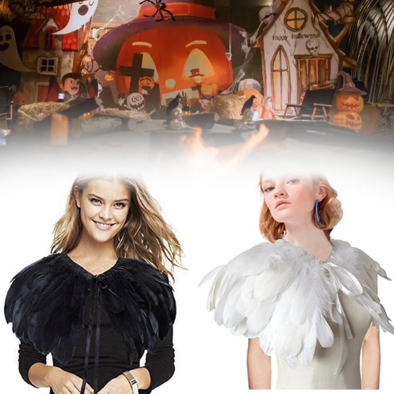 Shawl Feather Halloween Cosplay Costumes Parties Stage Performances Stylish Gift
