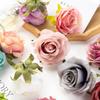 50/100pcs Artificial Flowers Silk Roses Home Outdoor garden Wedding wall Christmas Decoration High Quality Festival Diy gift box