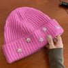 Face showing Small Bag Head Hat Autumn and Winter Warm Windproof Ear Protection Wool Hat  Big Head Circumference Cold Hat