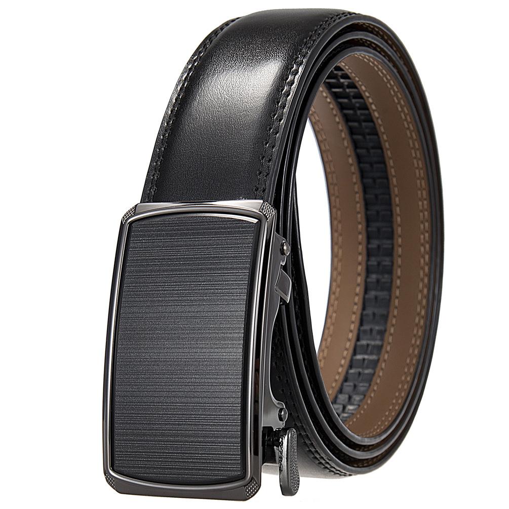 1 buc. Curea de modă pentru bărbați, Curea cu cataramă automată cu cataramă interioară Ly36-8040