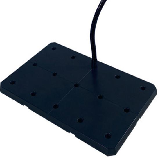 Action Figure Stand with 8 Connectors Square/Hexagonal Base Heavy Duty Plastic Adjustable Anime Figurine Model Display Holder Rack