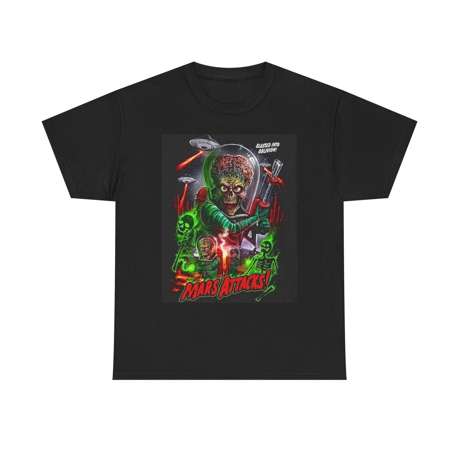Men s and Women s T-shirts Mars Attacks Graphic XXL