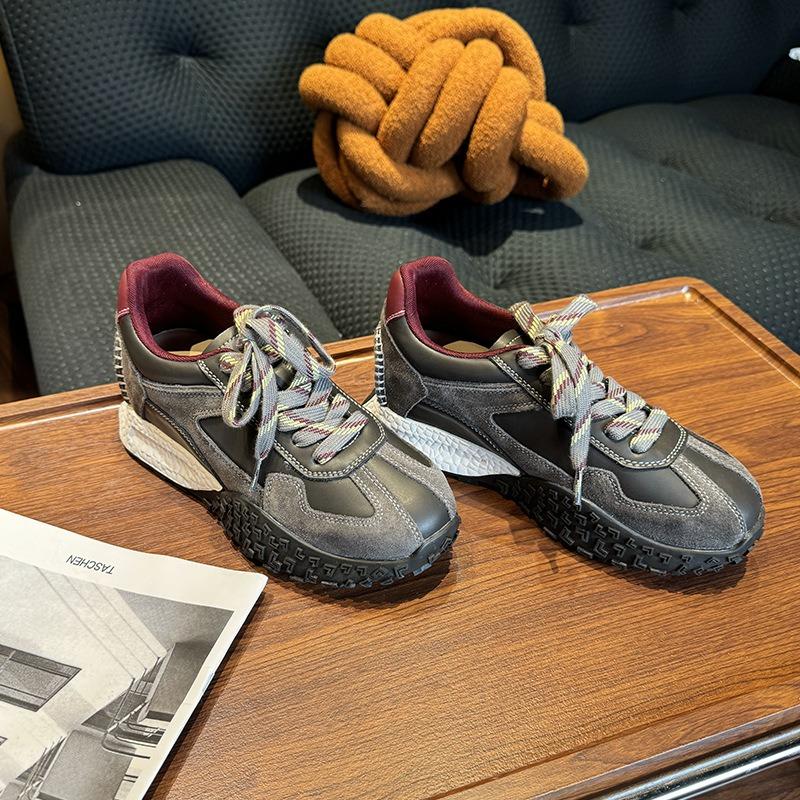 Thick Bottom Comfortable Retro Women's New Small Height Increase Fashion Versatile Leisure Sports