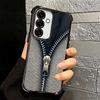 Retro Zipper Jeans Pattern Soft Phone Case For Samsung A17 A27 A07 A37 A57 A16 A56 A15 A55 A14 A54 A13 A53 A26 A36 A25 A35 A24 A