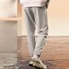 FILA Color Block Letter Embossed Woven Retro Sports Casual Pants Men pants Cement F11M249801FGY