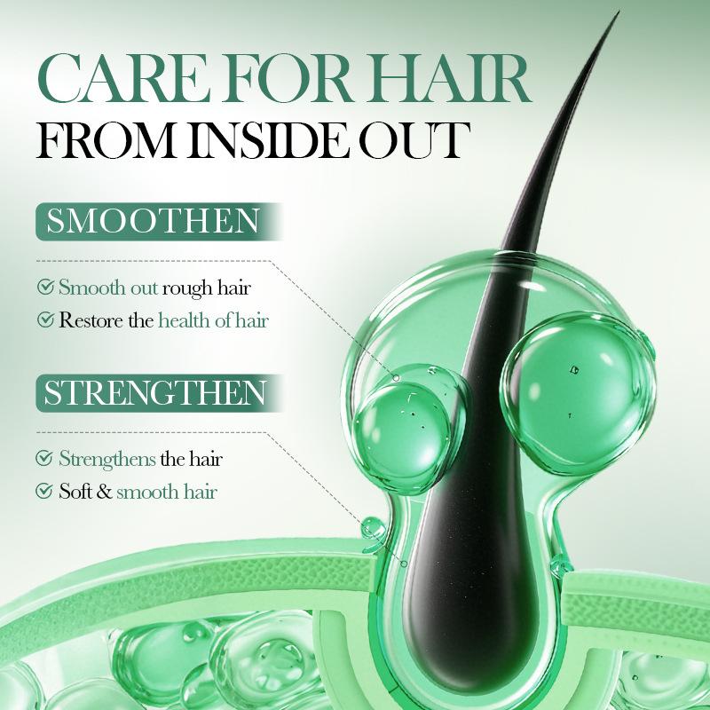 Olivenöl Glättende Haarpflege Ätherische Öl Kapseln, mit einem anhaltenden Duft und ohne Fettigkeit