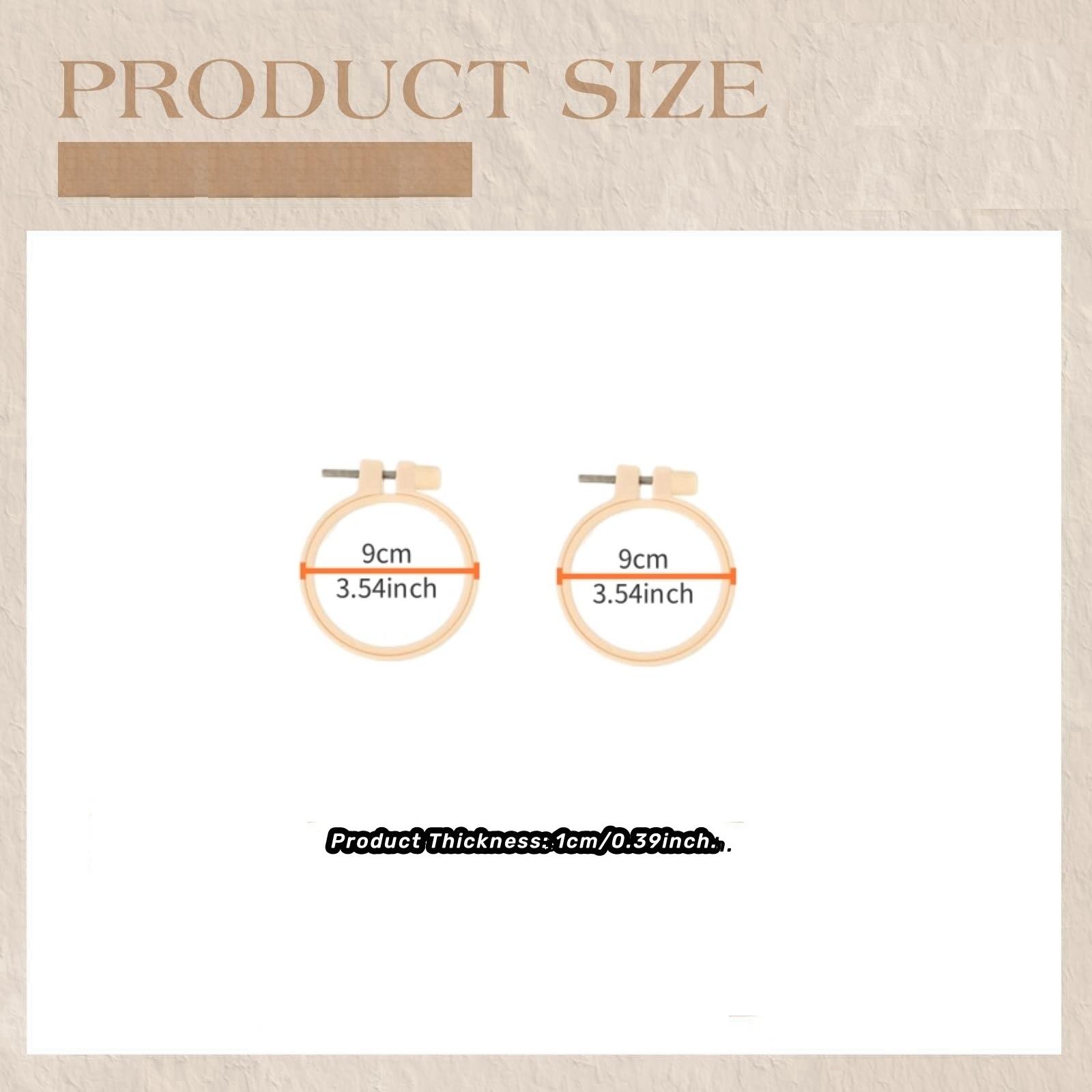 

Набор 6 шт. Пяльцы для вышивания Сделай сам Ручная работа Пяльцы для вышивания крестом Набор Пластиковые пяльцы для вышивания Игольное рукоделие Швейные инструменты