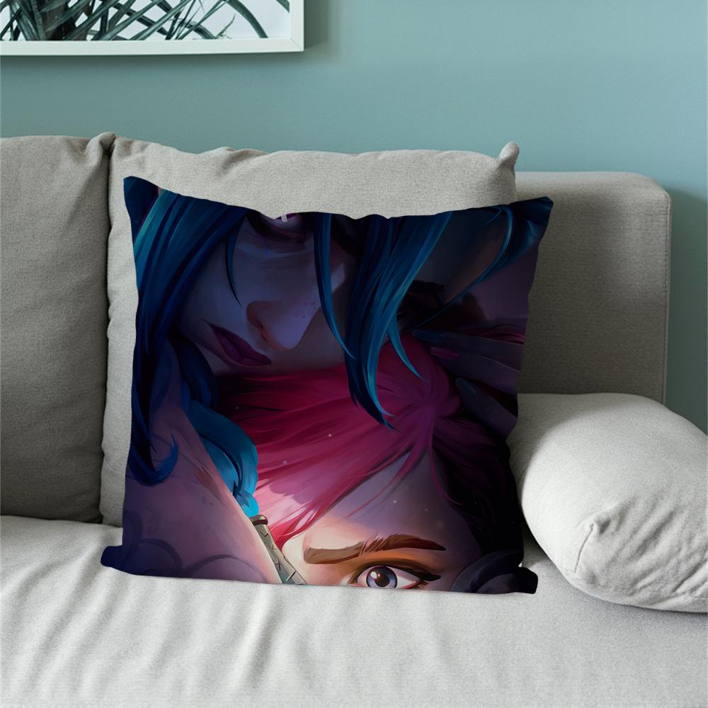 Hot Game A-Arcane S-Season-S 2 2024 Pillow Case Sofa Living Room Bedroom Headboard Backrest Cushion Square Cushion Nap Time