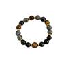 Black Myth Wukong Flame Stone Gold Obsidian Beaded Couple Bracelet for Women Original Design Yellow Tiger Eye Bracelet Jewelry