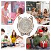 Animal Shaped Cat Puzzle 135 Pieces Long Lasting Precise Toy Wood Challenging Jigsaw Puzzles for Adults Kids Family Friends