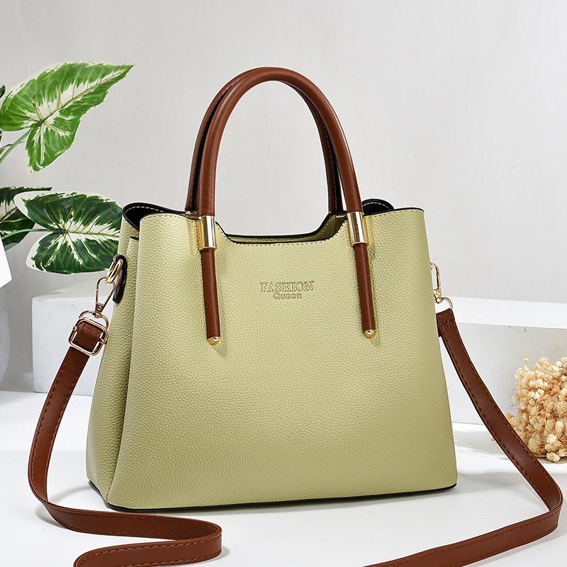 Women's Bag Large Capacity Handbag Women's Bag New Style Ladies Bag Textured Shoulder Large Bag
