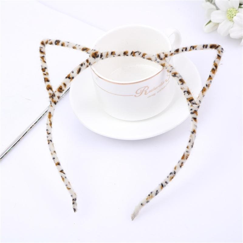 10Pieces Cats Ear Hairhoop Hair Styling Ornament Bendable Hairband For Kids Adults Theme Parties And Everyday Wear