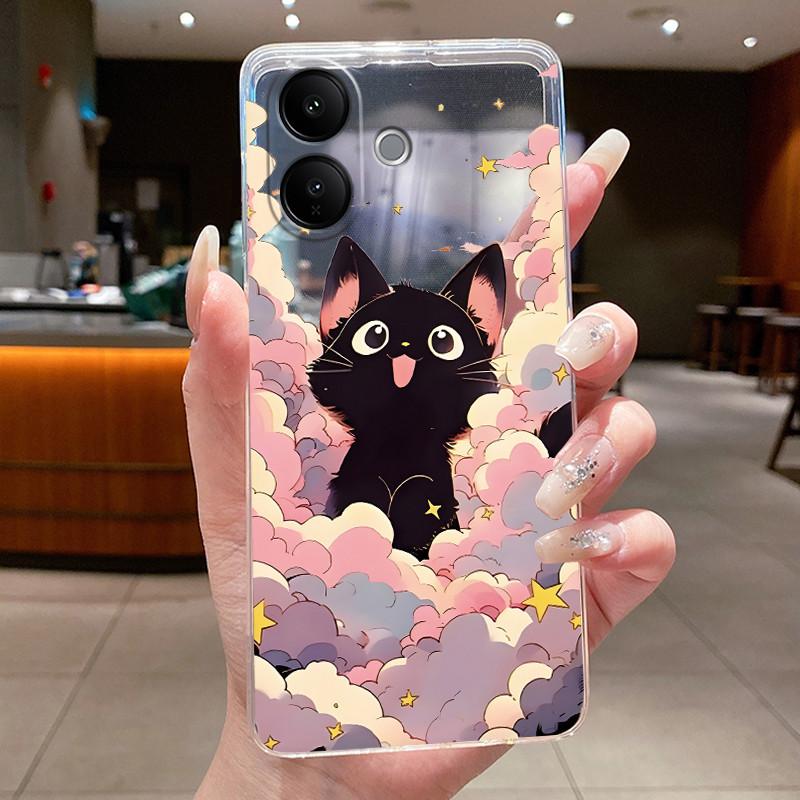 Casing For Vivo V60 Lite Aesthetic Luxury Dragon Cute Cool Boys Girls Soft silicone Phone Case Back Cover Transparent TPU Shell