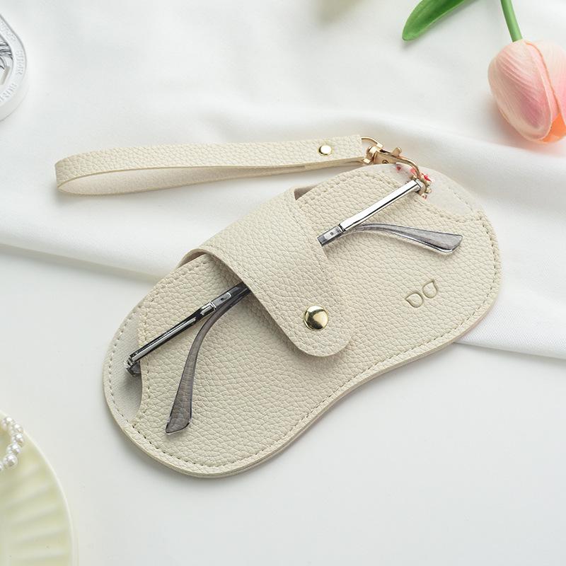 Portable Women's Sunglasses & Myopia Glasses Case - Wearable Neck Hanging Handheld Bag