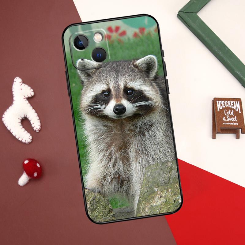 Raccoon Cover For iPhone 12 11 13 14 15 Pro Max 12 Mini 7 8 Plus X XR XS Max SE 2020 Phone Case