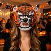 Halloween Masque Tiger Masque, Realistic Animal Head Full Face Lightweight PU Foam for Masquerade Party Costume, Stage Performance Non-fading