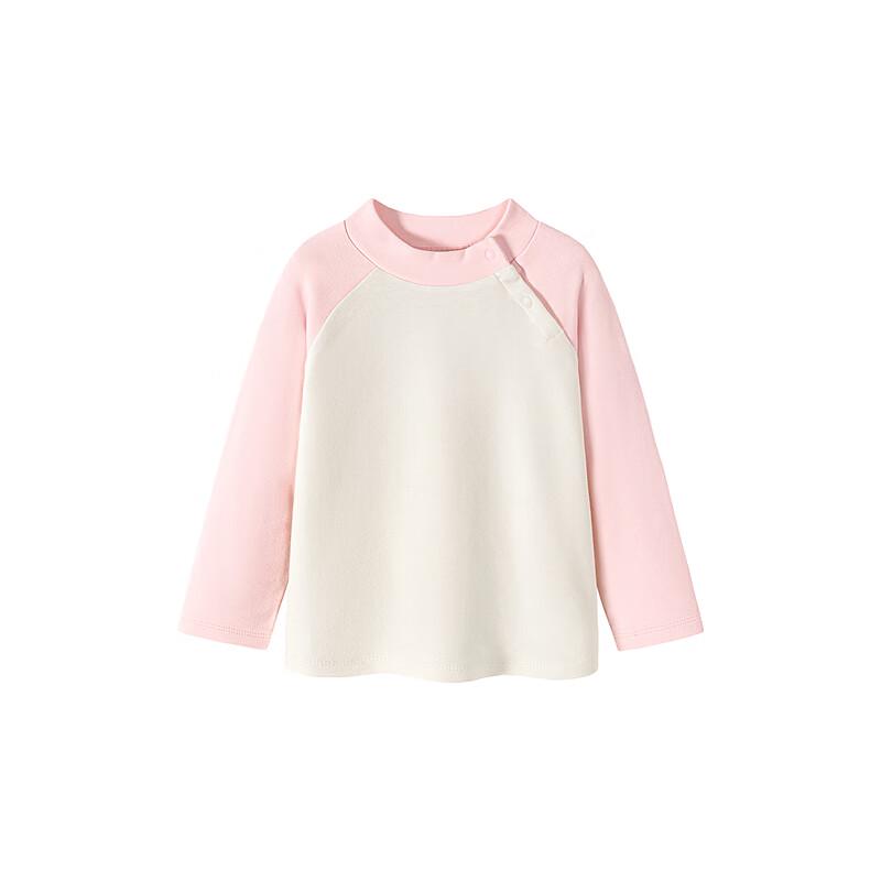 Mini Balabala Kids' Thermal High-Neck Long-Sleeve Tee