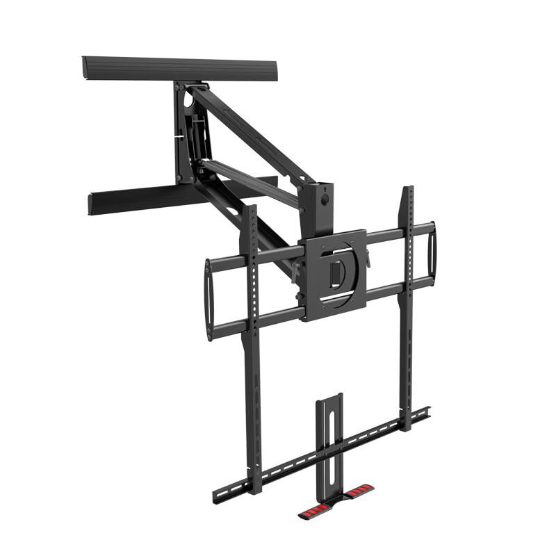 100-inch TV Lift Gas Spring Hydraulic Wall Mount Bracket