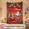 Wall Hanging TapestryChristmas Custom Name Print Art For Indoor Home Room Decoration Holiday Gift