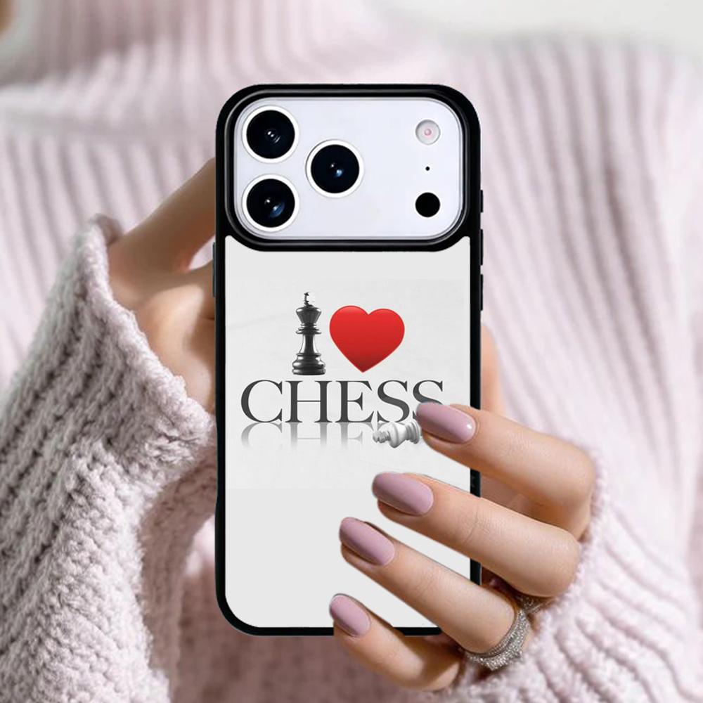 Chess Board Pieces Phone Case For Apple iPhone 17 Air 16E 15 14 Plus 13 12 11 Pro Max Mini Funda Cover