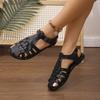 New Women Leather Sandals Summer Woman Roman Shoes Casual Comfort Soft Beach Shoes Female Flat Sandals Zapatos De Mujer