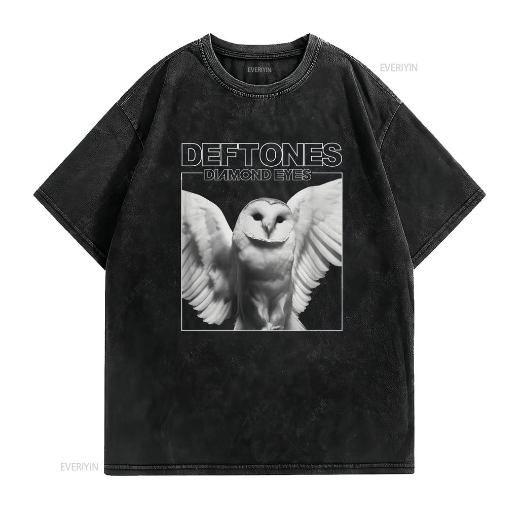 Deftone Tour Rock Band Diamond Eyes Album T-shirt S 5XL Multicolore Vintage Lavato Leggermente Traspirante Elegante Grafica