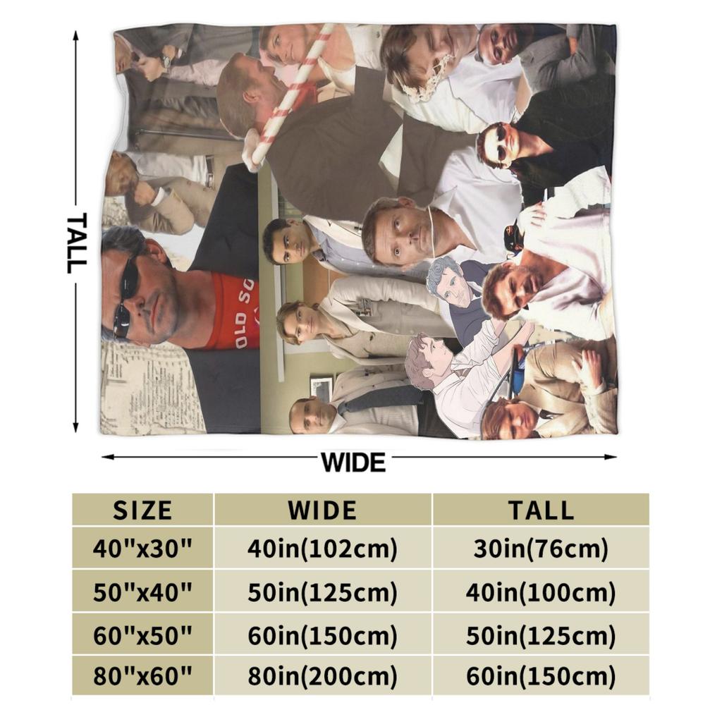 Dr. Gregory House Television Photo Collage Blanket Travel Office Flannel Bedding Throws For Living Room Soft Warm Bedspread